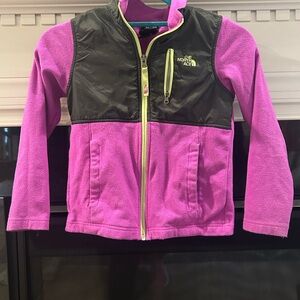 The North Face Black Jacket with Yellow Accents